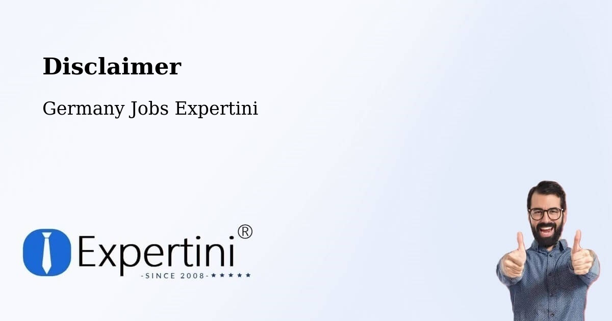 Disclaimer – Ahlen - Germany Jobs Expertini